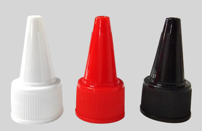 หัวหยด ปลายแหลม คอ 20  สีดำ-สีขาว-สีแดง